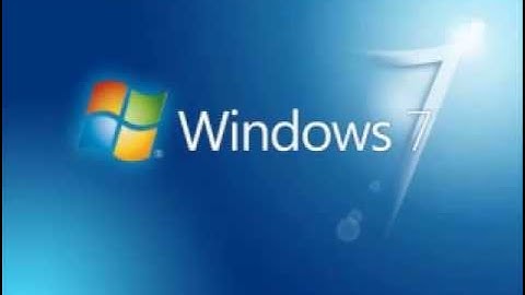 Microsoft Windows 7 Startup Sound Reversed
