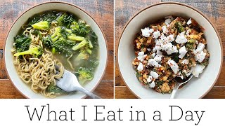 WHAT I EAT IN A DAY ‣‣ high protein recipes