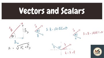 Physics| Vectors and Scalars (vector components, dot product and cross product) - full lecture