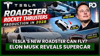 Tesla’s New Roadster Can FLY?! Elon Musk Reveals Rocket-Powered Supercar | Pakistan Observer