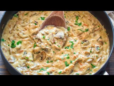 СМЕТАННЫЙ соус с ГРИБАМИ. - YouTube