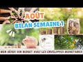 BUDGET AOUT: bilan de la semaine 1