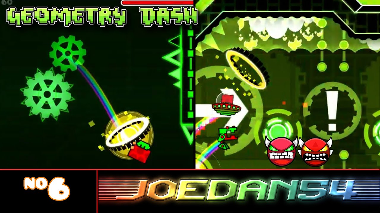 JoeDan54 - Geometry Dash Demon grinding #6 - YouTube