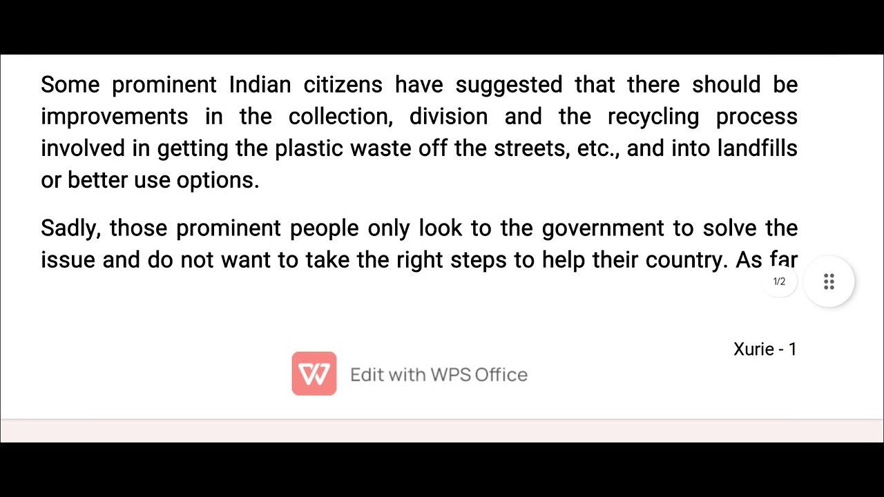 plastic free india essay in english