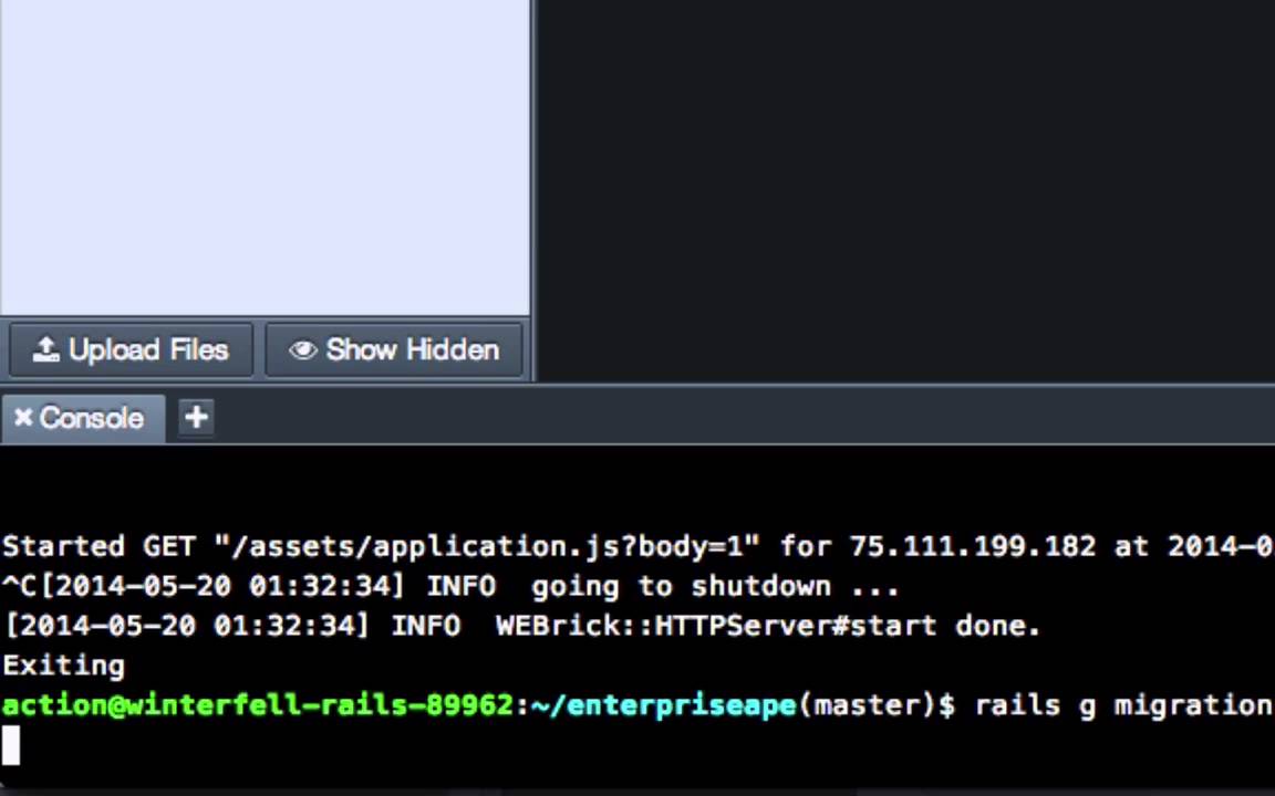 Rails migration. Rails migration