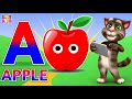 Phonics Song 2 with TWO Words in 3D - A For Apple🍎🍏- ABC Alphabet Songs with Sounds for Children's