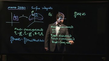 Surface integral of a scalar field