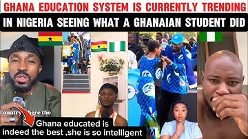 Ghana Education system is currently trending in Nigeria seeing what a Ghanaian student did🇬🇭🇳🇬