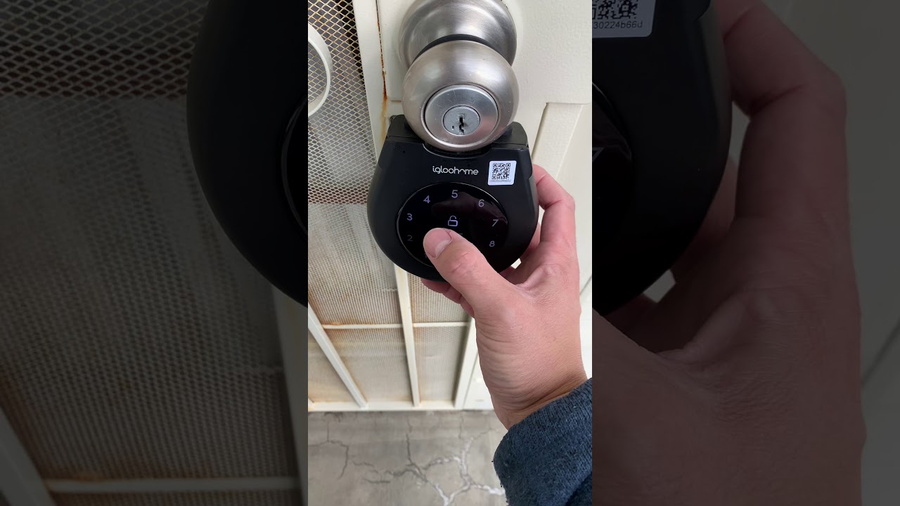 How to unlock the Igloohome Keybox 3 YouTube