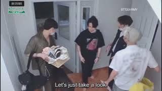 BTS selecting their room BTS in the Soop season 2 episode 1