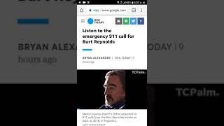911 Call/The Death Of Burt Reynolds