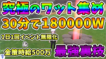 ポケモン お金 ワット カンスト