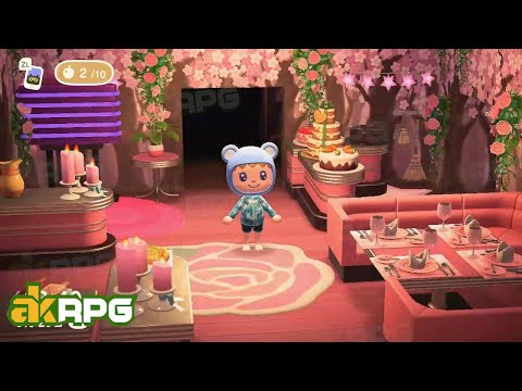 ACNH Full Of Spring Vibe Cake And Flower Shop Decor - Best Animal Crossing Design Ideas