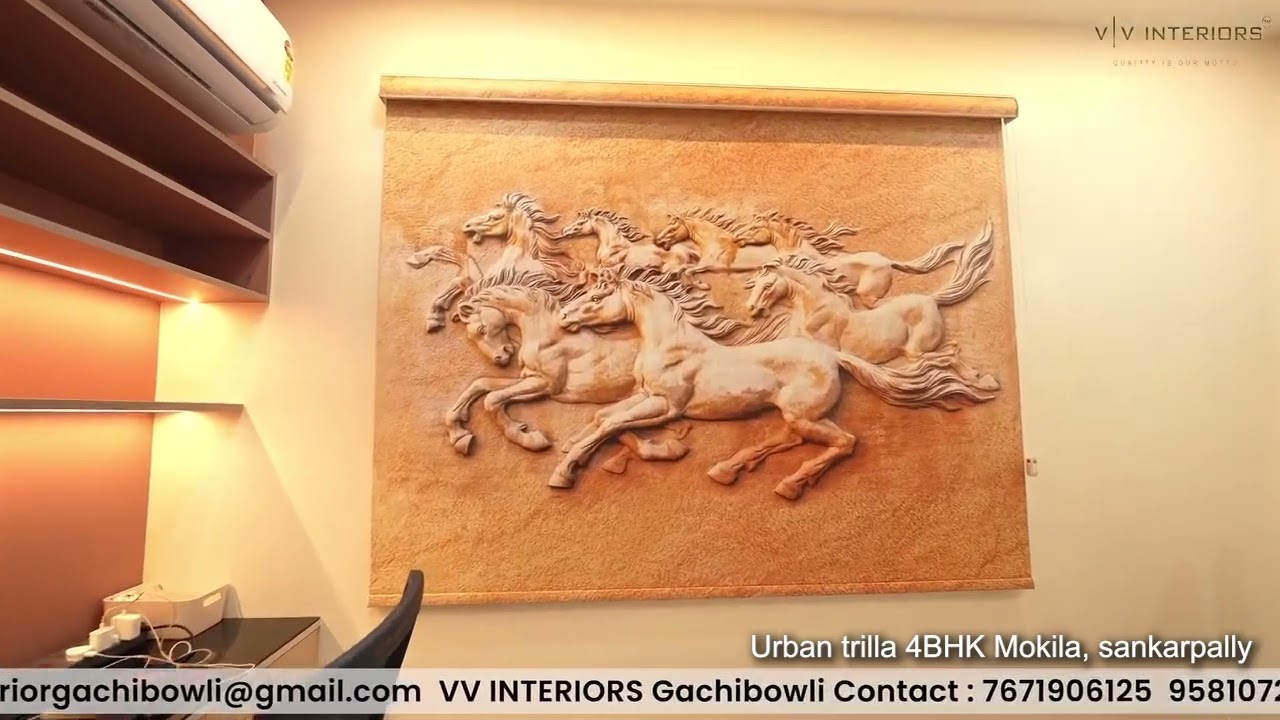 Elegant 4BHK Home Interior Tour | Urban Trilla Apartments, Mokila