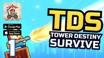 TDS - Tower Destiny Survive: Android Gameplay Part 1 - Defend Your Tower from Endless Waves!