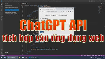 Tích hợp ChatGPT API vào ứng dụng web cơ bản