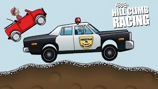 Police Car | Hill Climb Racing games | Cartoon Сars for kids HD screenshot 4