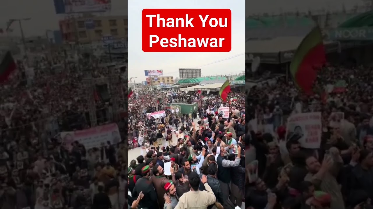 PTI's Big Powershow in Peshawar Today | 