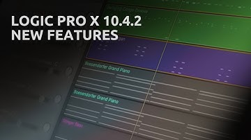 Logic Pro X 10.4.2 Update - New Features