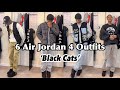 jordan 4 black cat outfits
