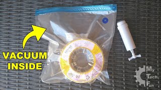 Storage vacuum bags - how, when and why to use them to store 3D printing filaments