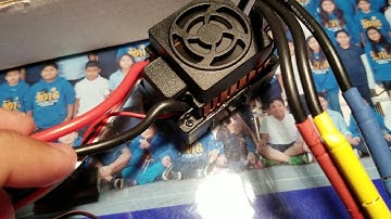 How to use a program card to program a brushless motor and ESC.