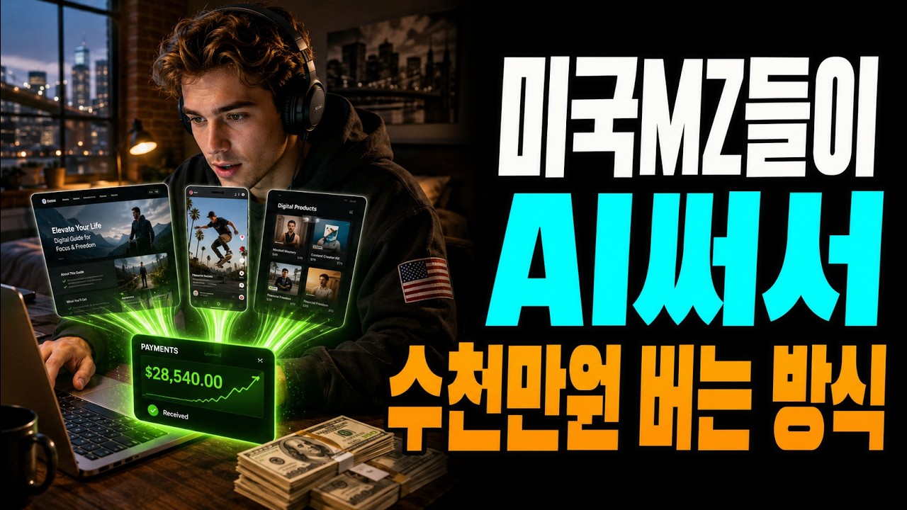 미국MZ들이 AI로 수천만원씩 번다는 방식 따라해봤습니다 thumbnail