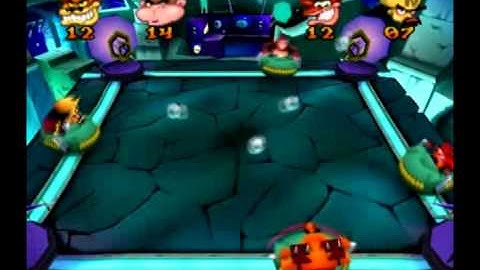 Crash Bash - Warp Room 3: Old Mines - 36) N. Ballism Lv. 2
