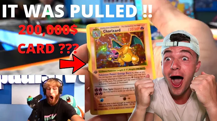 HE PULLED THE BIG 3 ! LOGAN PAUL 1ST EDITION BASE SET BOOSTER BOX    REACTION !