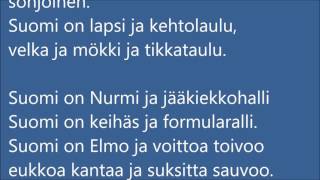 Suomi on -runo (a poem about Finland written by Jukka Ukkola)