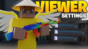 Trying VIEWER SETTINGS in KRUNKER (HACKS)