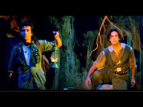           Rahul Roy Fight With Tiger  Junoon Movie Horror Scene