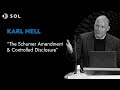 Karl nell on the schumer amendment  controlled disclosure
