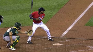 OAK@MIN: Nunez lines an RBI single to right field