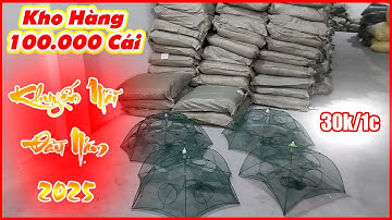 30k/1c Khuyến Mãi Lồng Bát Quái Ô Dù 4 6 8 12 16 Cửa Bẫy Bắt Tôm Cua Cá Lươn Trạch Giá Rẻ 0987782098