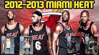 video thumbnail for: 2013 MIAMI HEAT SQUAD! HEADBAND LEBRON & 3 PT CHEESE ON DECK! NBA 2K18 MYTEAM