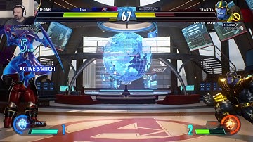 Marvel vs. Capcom Launch MP pt37 - vs. Jedah/Thanos