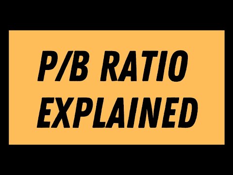   Price To Book Ratio Explained P B Ratio Valuation Ratios