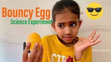 Bouncy Egg Science Experiment | DIY Videos