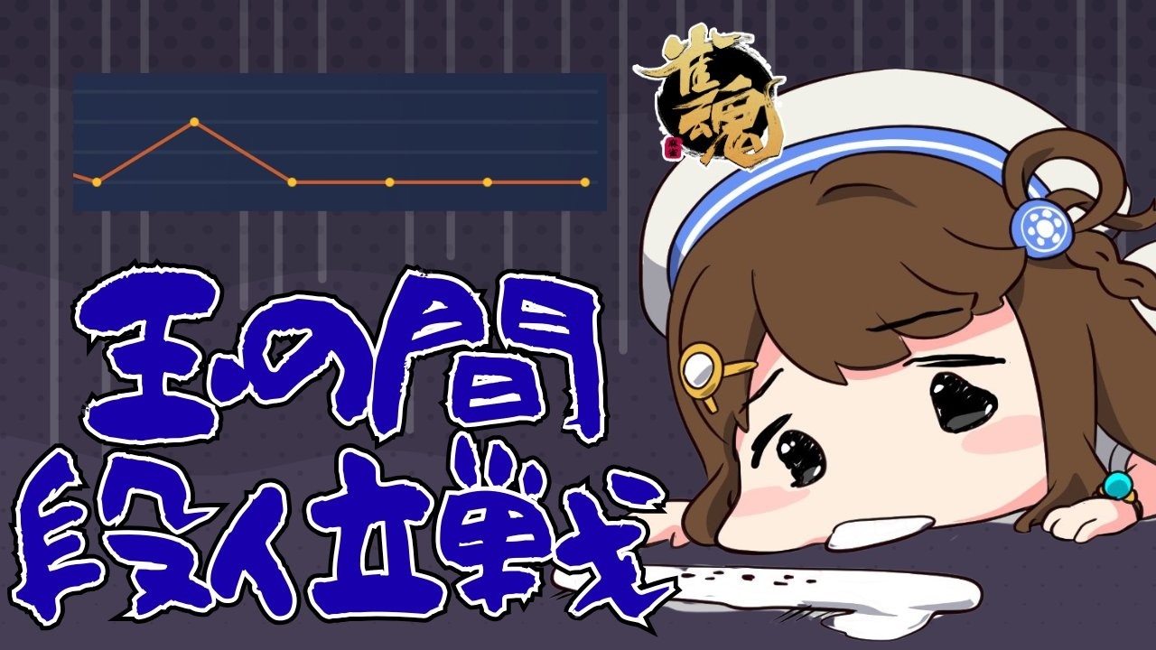 【#雀魂 雀聖2】この前も4連ラスしてなかった？【段位戦/神野莉子】