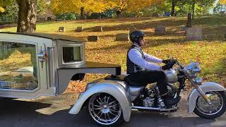 CT Last Ride - Harley Motorcycle Hearse