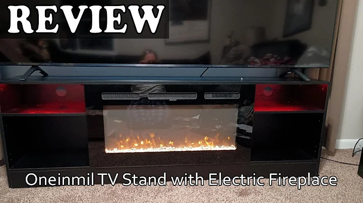 oneinmil Fireplace TV Stand with Electric Fireplace - Installation & Review