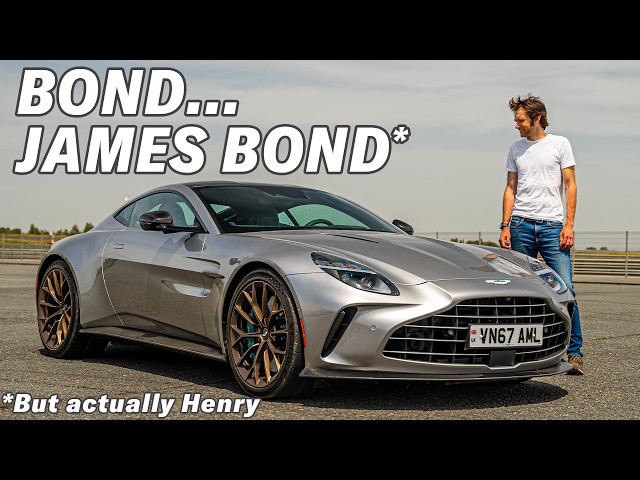 DRIVING the stunning NEW Aston Martin Vantage | Henry Catchpole - The Driver's Seat class=