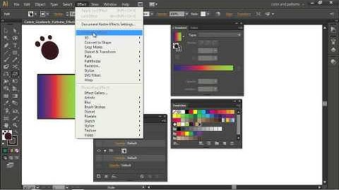 Adobe CS6 Design Web Workflow 2012  02  Vector Image Editing with Illustrator 09  Using Patterns and