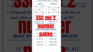 Mensuration 2D formula #maths #sscexam #ytshorts #sscmaths #cgl_exam #cgl2026