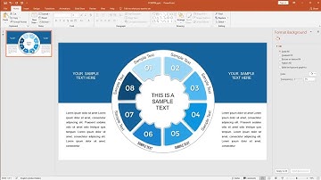How to create circle puzzle charts for PowerPoint