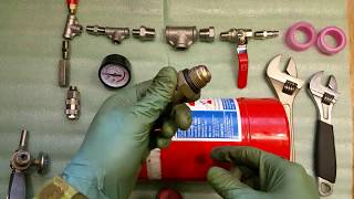 DIY - extinguisher to compressed air tank conversion - no welding by Shed Made In 282,724 views 3 years ago 6 minutes, 31 seconds