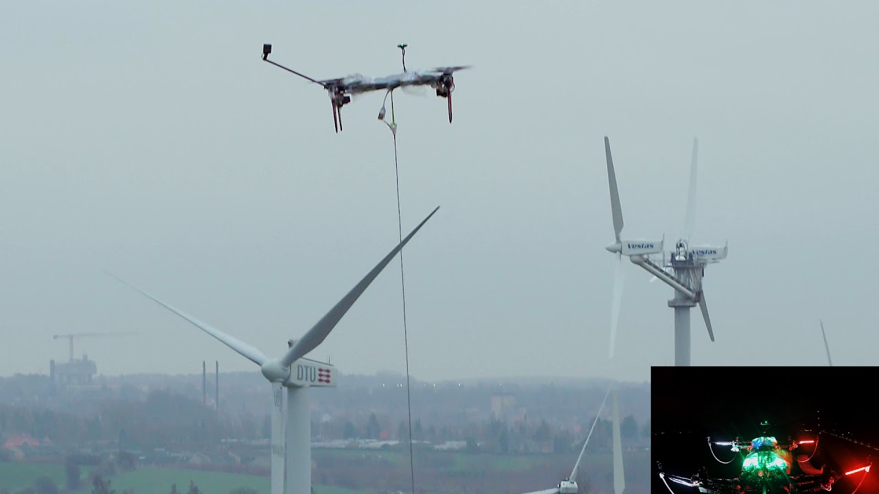 24 hour hover test at DTU Risø, KiteX - YouTube