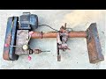  complete restoration of the rusty bench drill  restoring the broken large bench drill