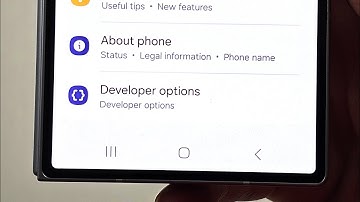 How To Enable Developer Options on Samsung Galaxy Z Fold 6